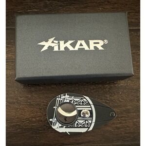 XIKAR‎ Blackened by Drew Estate Cigar Cutter In Box Black White NEW